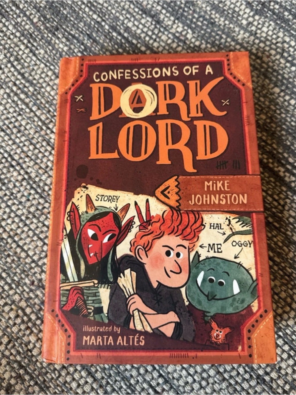 Confessions of a Dork Lord by Mike Johnston - Orange & Burgundy Cover